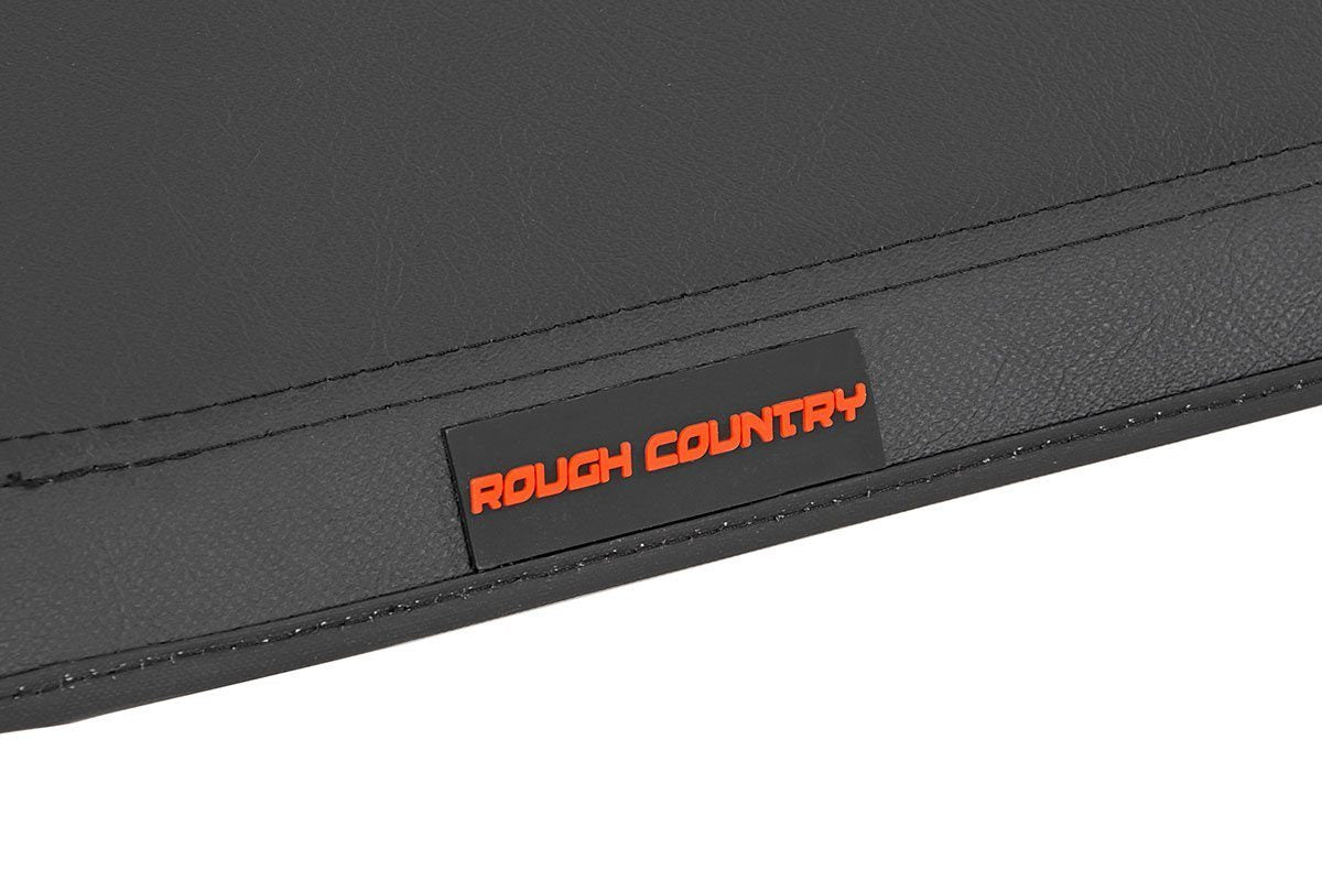 RAM 1500 Soft Tri-Fold Bed Cover 6 Foot 4 Inch Bed For 19-Pres RAM 1500 Rough Country-1