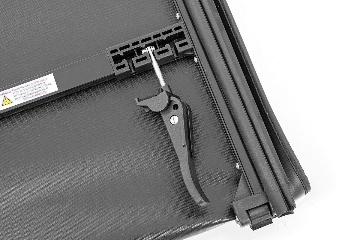 Rough Country Bed Cover Tri Fold Soft 6.7 Foot Bed 21-22 Ford F-150 2WD/4WD Rough Country