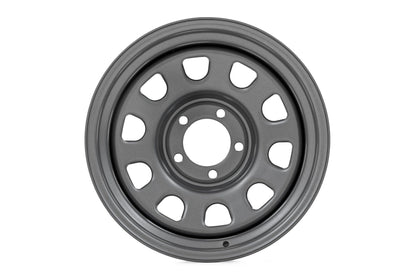 Steel Wheel Gray 15x10 5x4.5 3.30 Bore -39 Rough Country-1