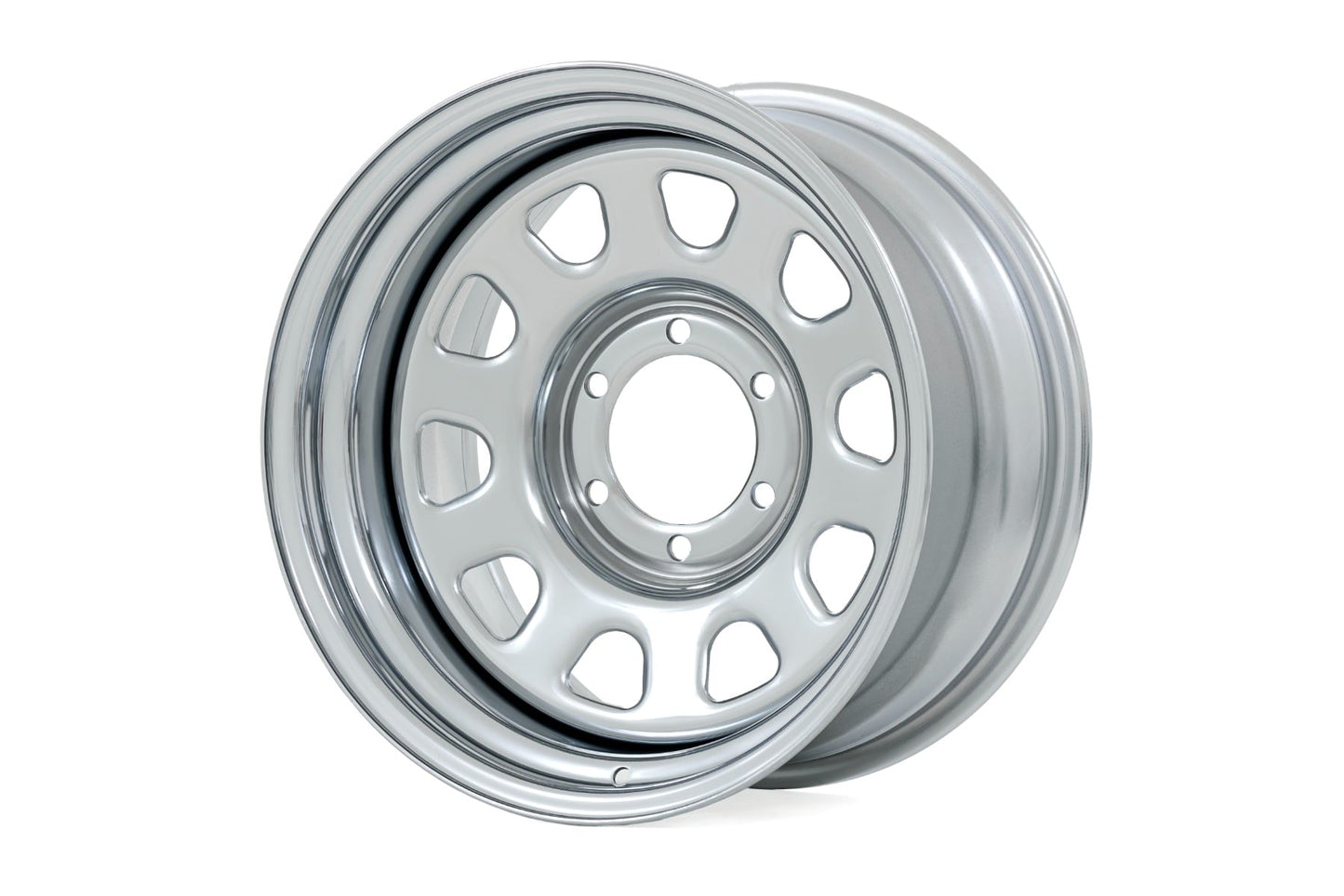 Steel Wheel Chrome 16x8 6x5.5 4.25 Bore -12 Rough Country