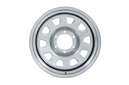 Steel Wheel Chrome 16x8 6x5.5 4.25 Bore -12 Rough Country-3