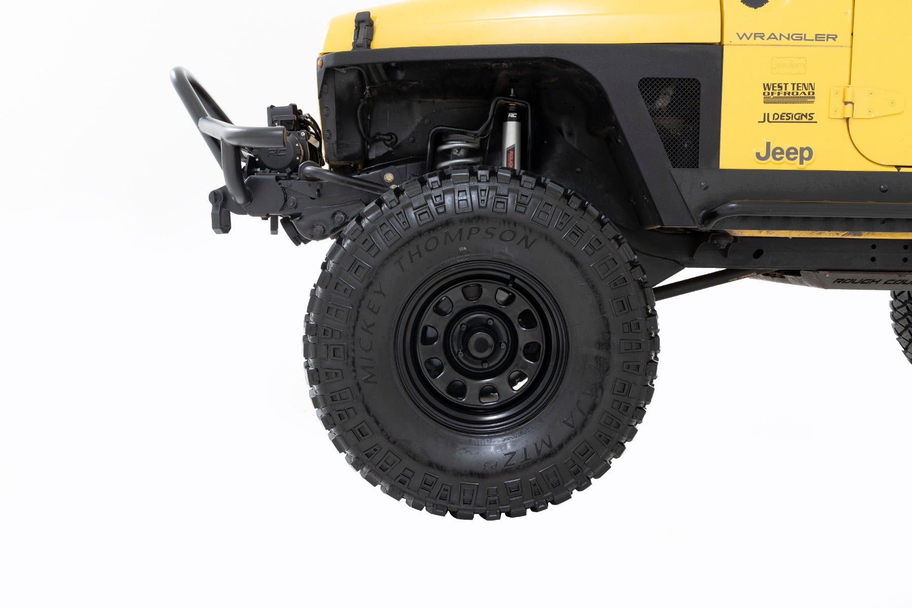 Steel Wheel Black 17x9 5x4.5 3.30 Bore +0mm Rough Country-2