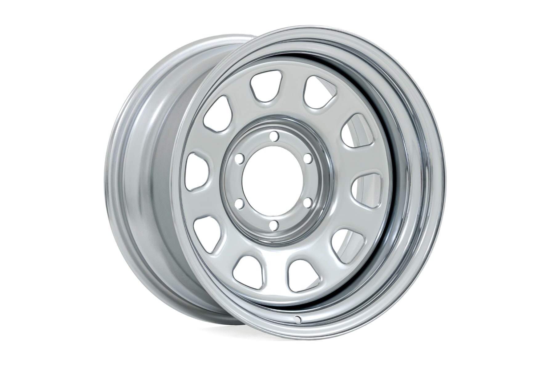 Steel Wheel Chrome 17x9 6x5.5 4.25 Bore -12 Rough Country-4