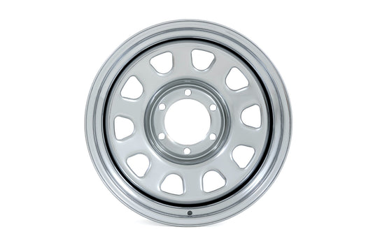 Steel Wheel Chrome 17x9 5x5 3.30 Bore -12 Rough Country-1
