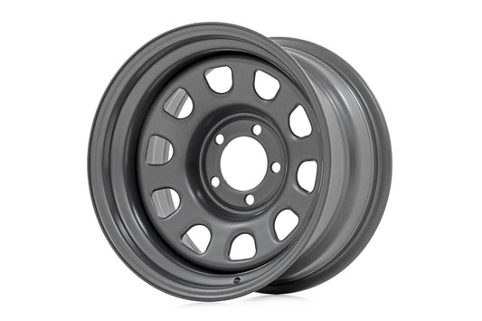 Steel Wheel Gray 17x9 5x5 3.30 Bore -12 Rough Country
