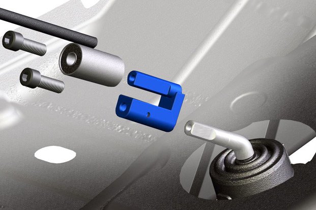 Rough Country Jeep Manual Transmission Shifter Adapter 07-18 Wrangler JK Rough Country