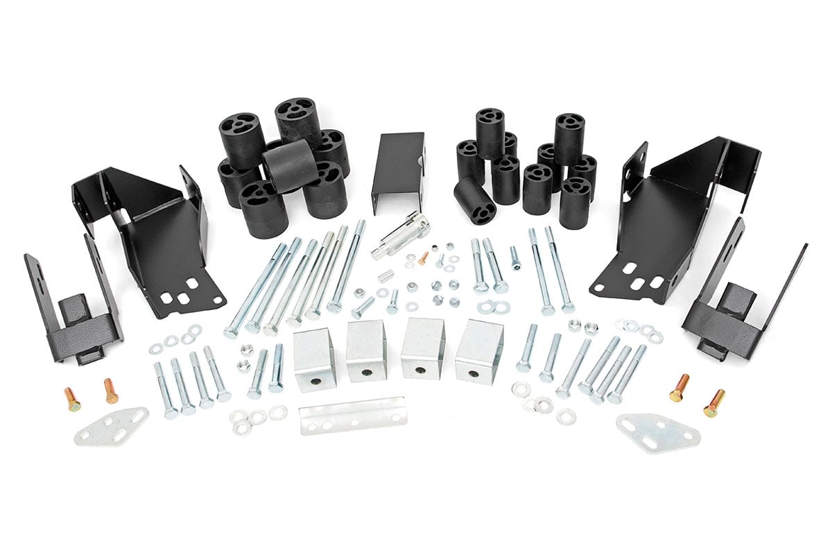 3 Inch Body Lift Kit Silverado/Sierra 1500 2WD/4WD (2007-2013) Rough Country