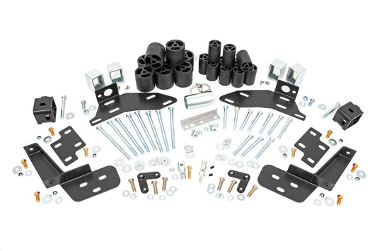 Body Lift Bumper Brackets FR & RR 3 Inch Lift Chevy C1500/K1500 Truck (88-94) Rough Country
