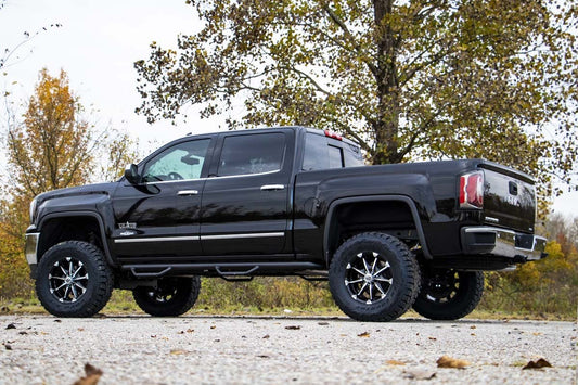 Wheel to Wheel Nerf Steps 14-18 Silverado/Sierra 1500 Crew Cab 5 Foot 8 Inch Bed Rough Country-1