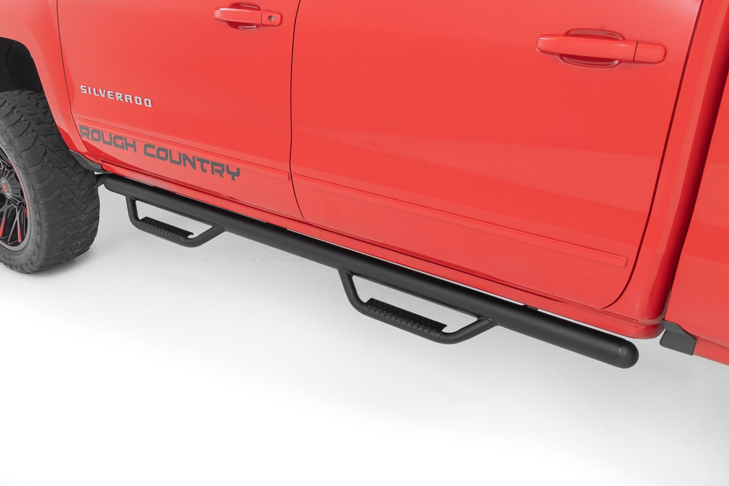 Nerf Steps Cab Length Extended Cab 6 Foot 7 Inch Bed Silverado/Sierra 1500 (14-18 & Classic) Rough Country