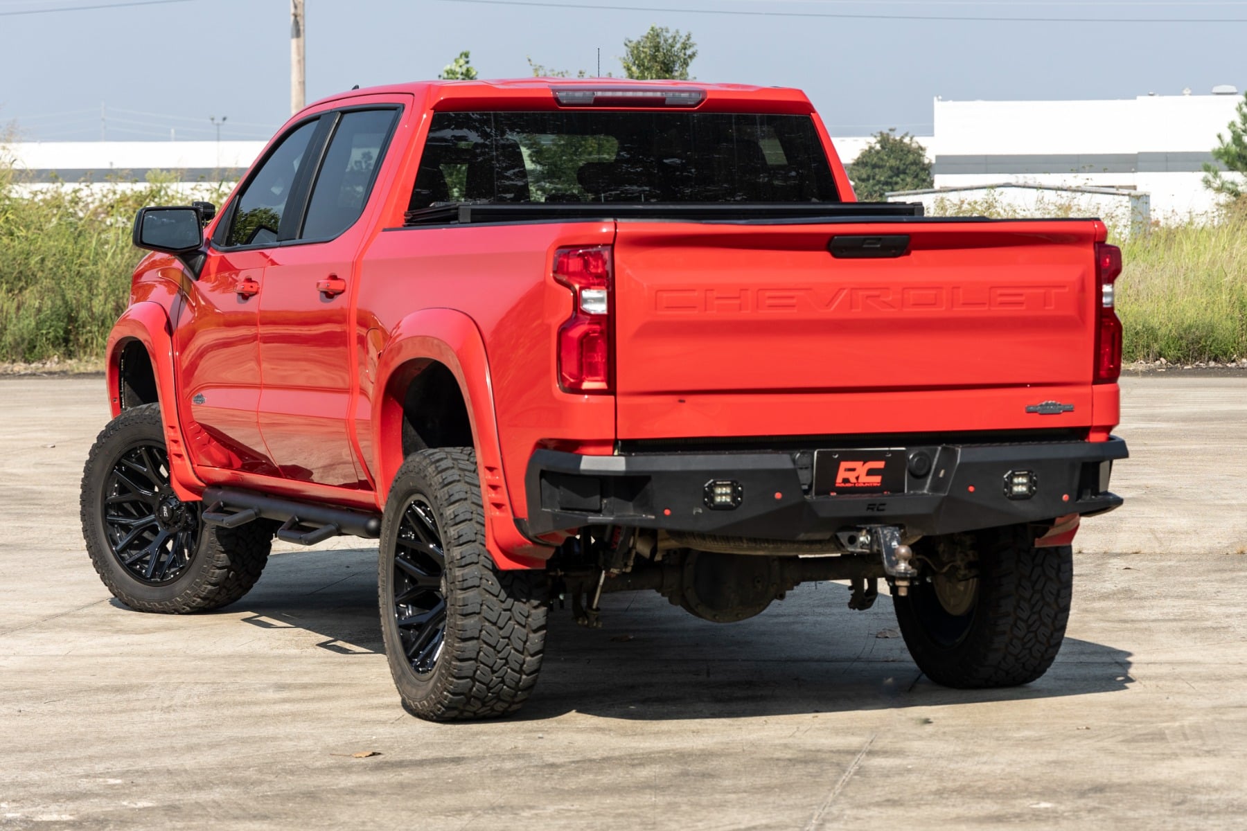 Nerf Steps Cab Length Crew Cab Silverado/Sierra 1500/2500HD/3500HD (19-26) Rough Country-5