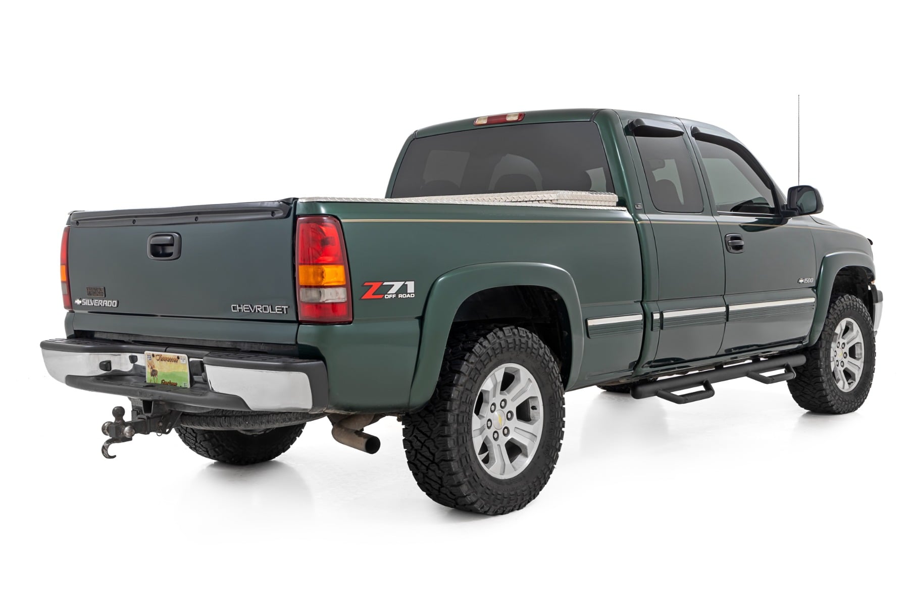 Nerf Steps Cab Length Silverado/Sierra 1500/2500HD (99-06 & Classic) Rough Country-2