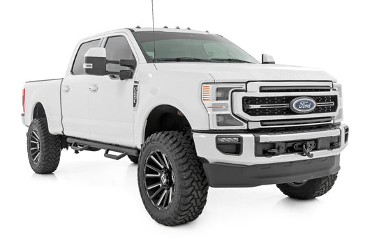 Nerf Steps Cab Length Crew Ford F-150/Lightning/F-250/F-350/Raptor (15-26) Rough Country-1