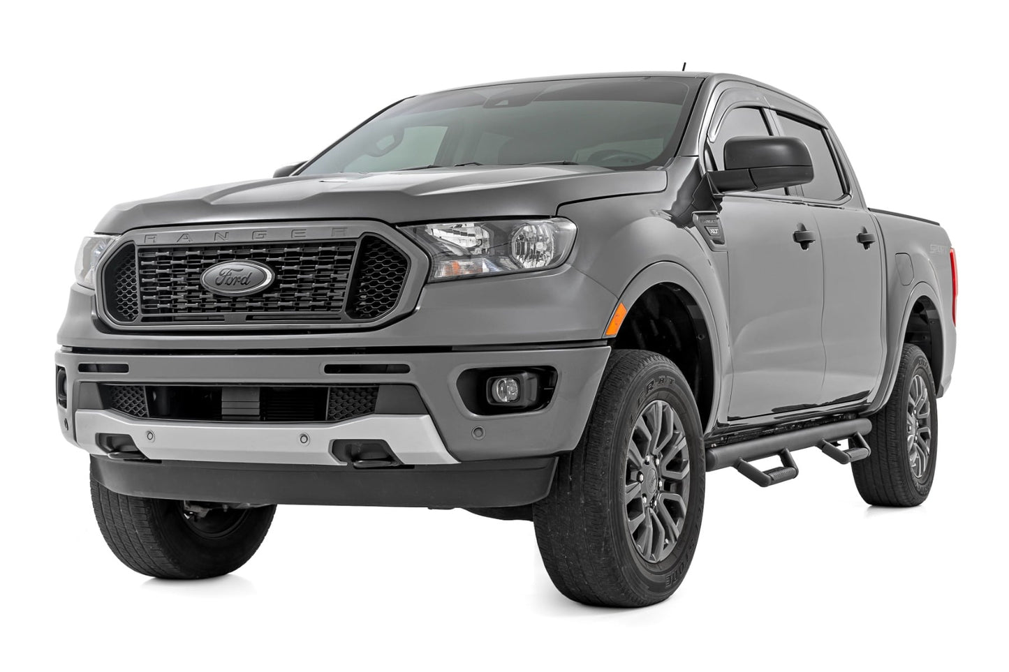 Nerf Steps Cab Length Crew Cab Ford Ranger 2WD/4WD (2019-2026) Rough Country-1