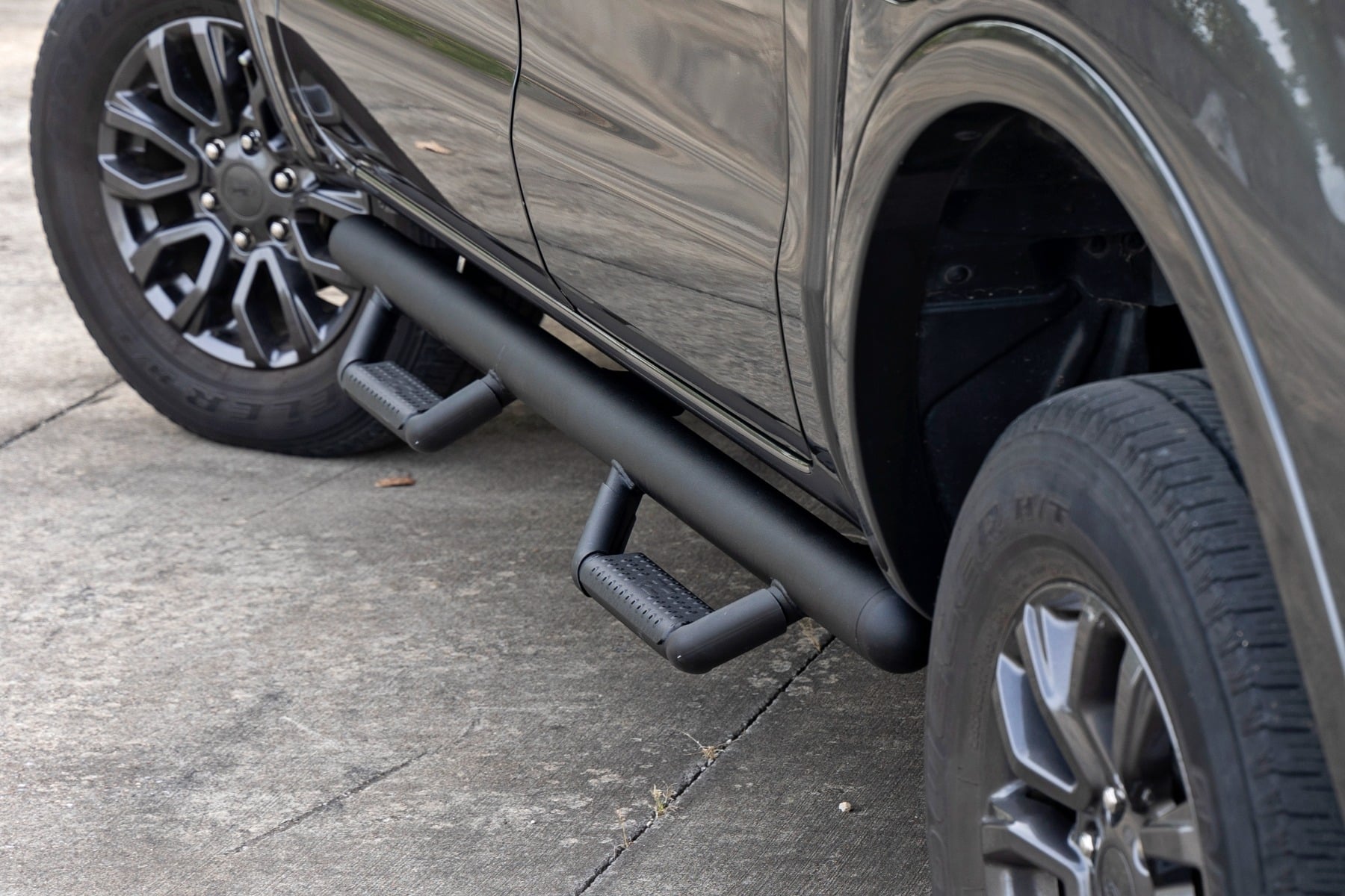 Nerf Steps Cab Length Crew Cab Ford Ranger 2WD/4WD (2019-2026) Rough Country-5
