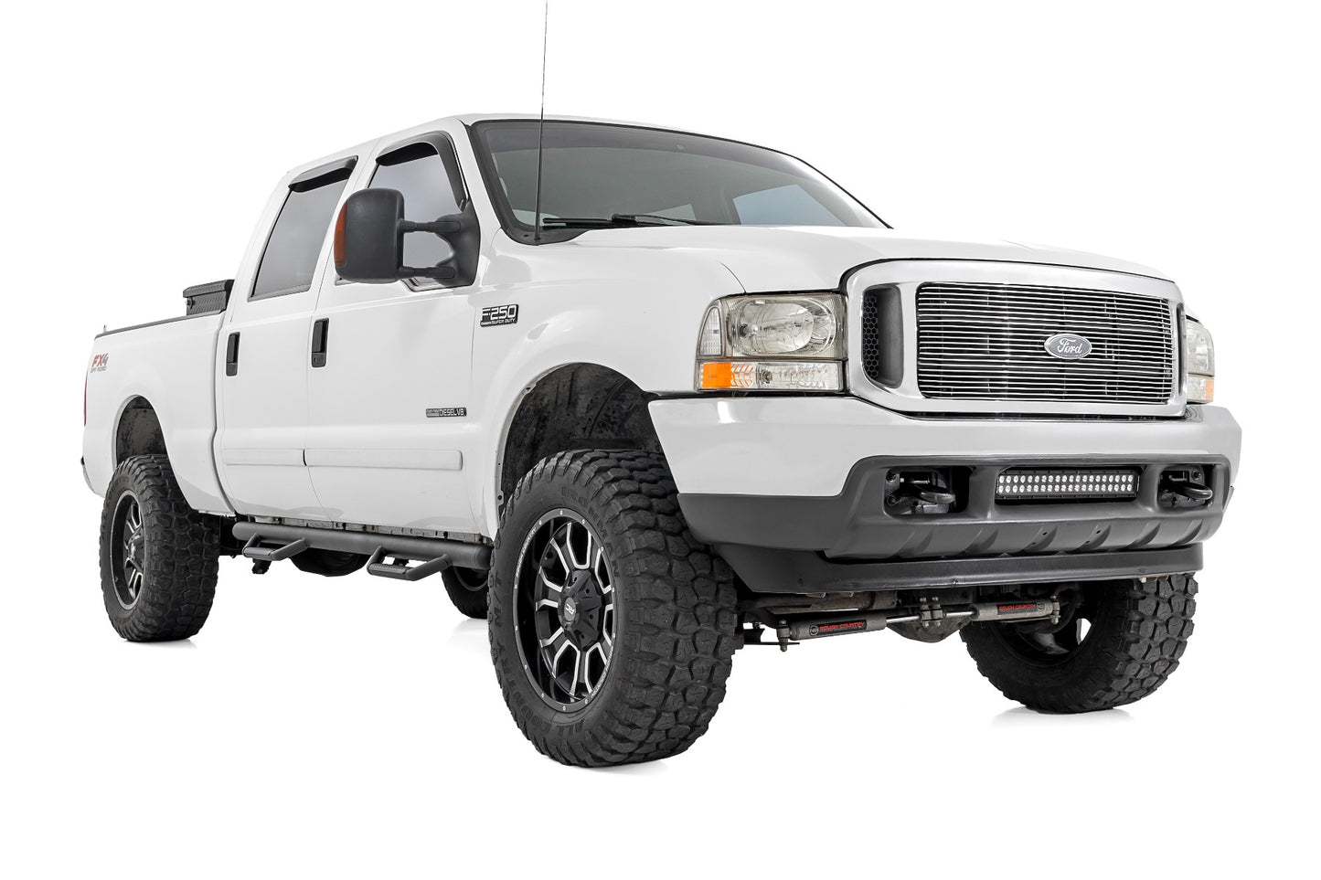 Nerf Steps Cab Length Crew Cab Ford F-250/F-350 Super Duty (99-16) Rough Country-1