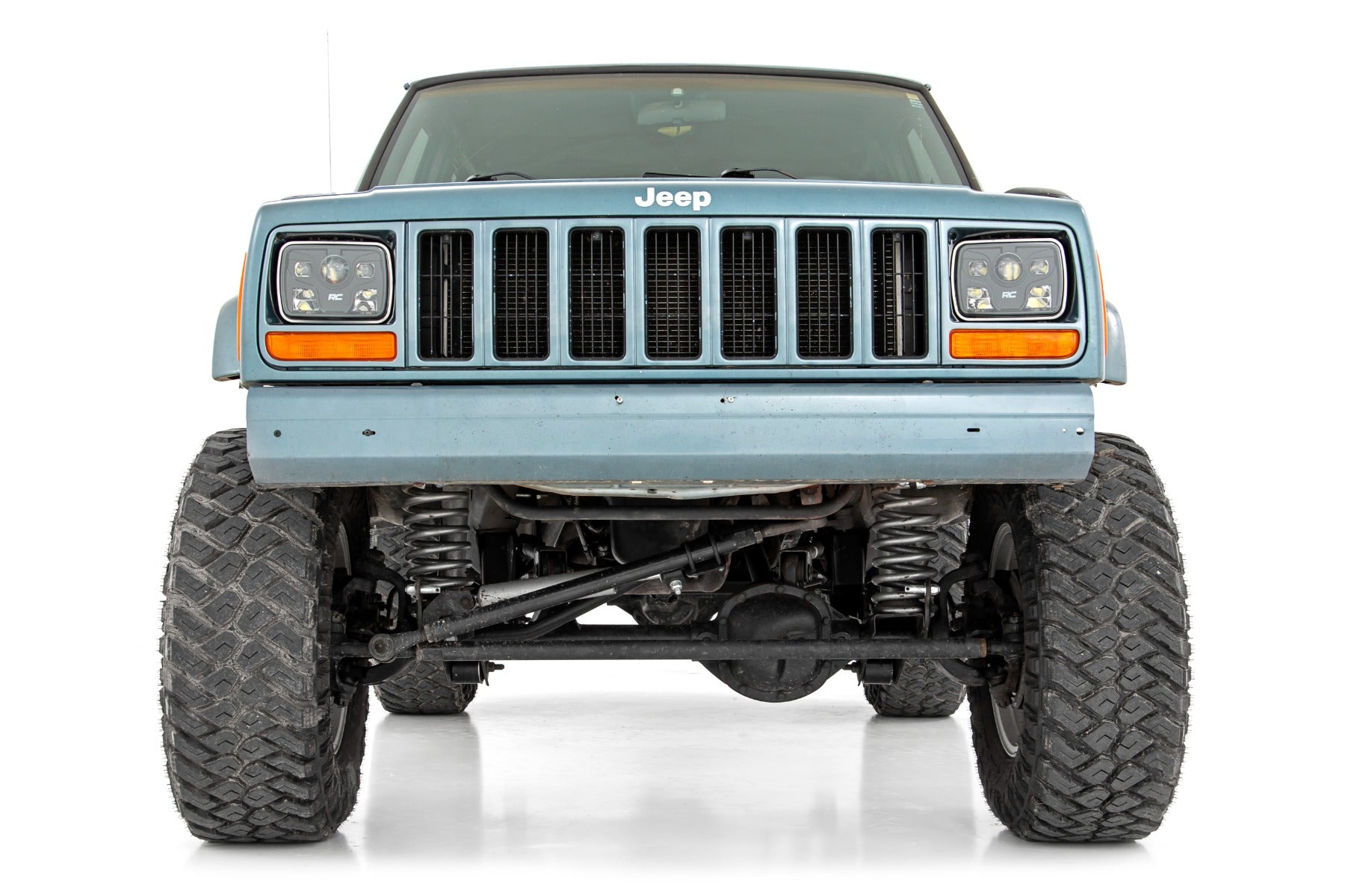 Jeep 5X7 Inch LED Headlights Jeep Cherokee XJ Rough Country-1