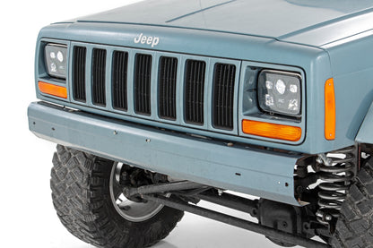 Jeep 5X7 Inch LED Headlights Jeep Cherokee XJ Rough Country-2
