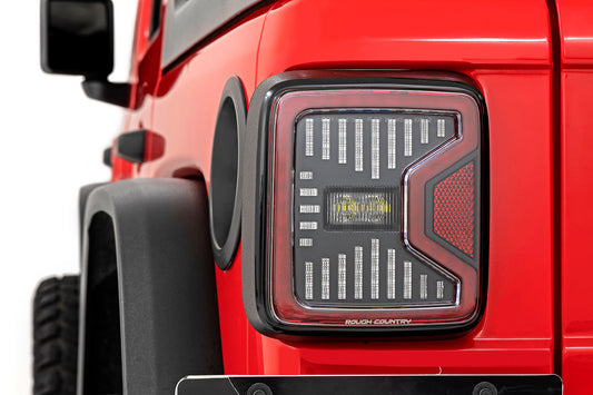 Rough Country LED Tail light 18-22 Jeep Wrangler JL 4WD Rough Country