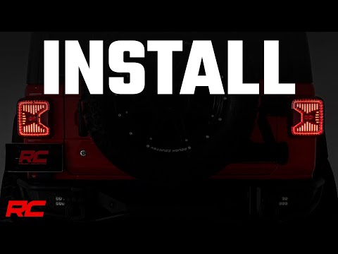 Rough Country LED Tail light 18-22 Jeep Wrangler JL 4WD Rough Country