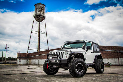 Jeep Wheel to Wheel Nerf Steps 12-18 Wrangler JK 2 Door Rough Country-3