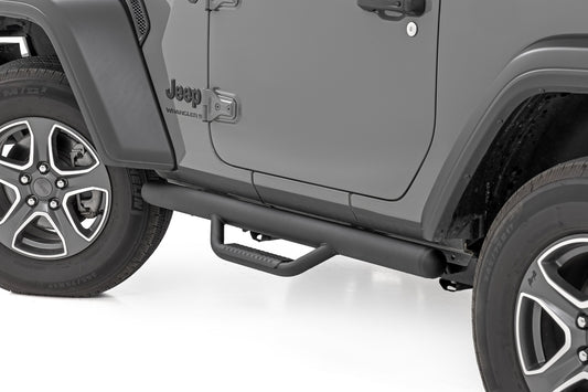 Nerf Steps Full Length 2 Door Jeep Wrangler JL 4WD (2018-2026) Rough Country