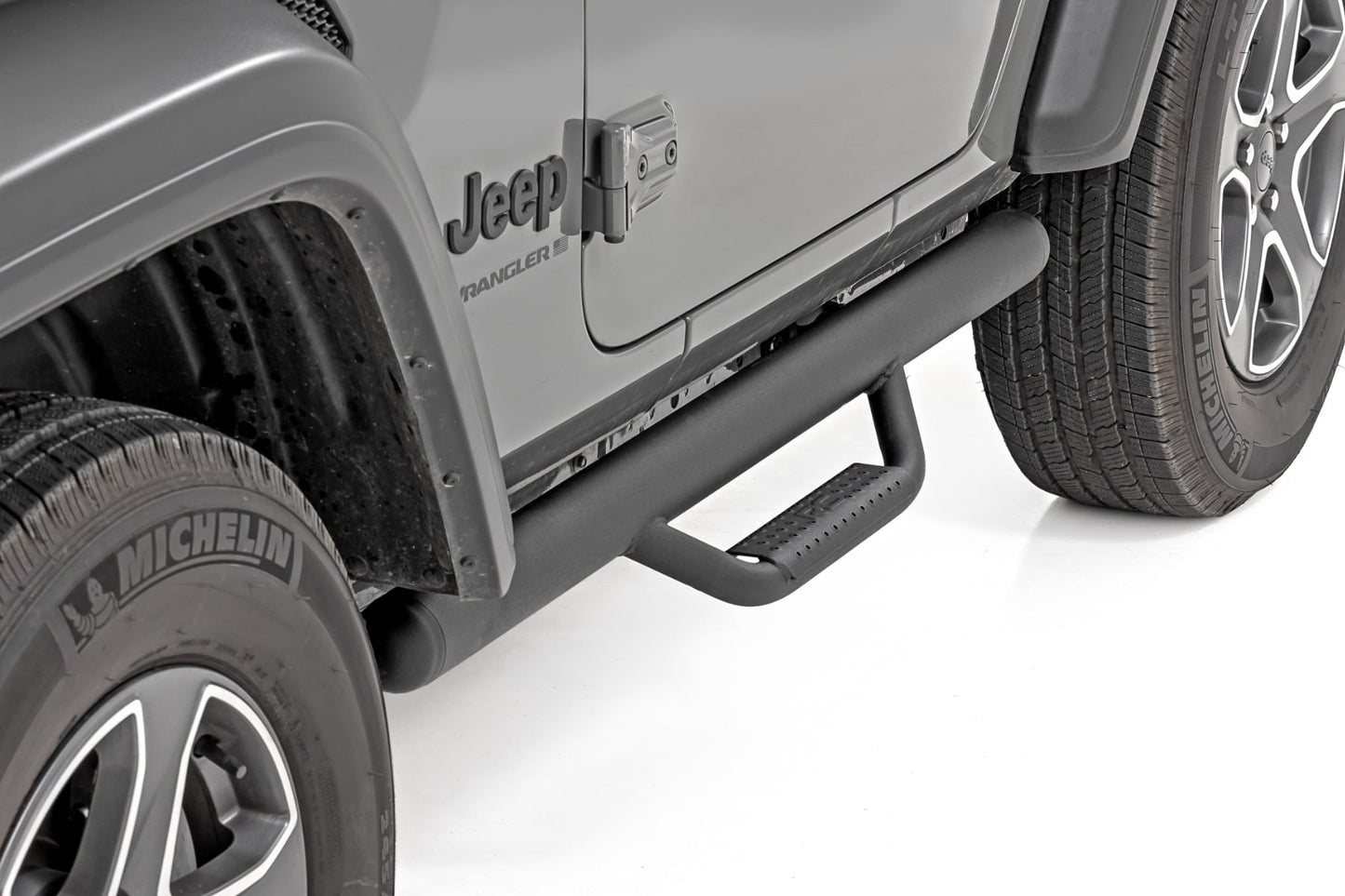 Nerf Steps Full Length 2 Door Jeep Wrangler JL 4WD (2018-2026) Rough Country-2