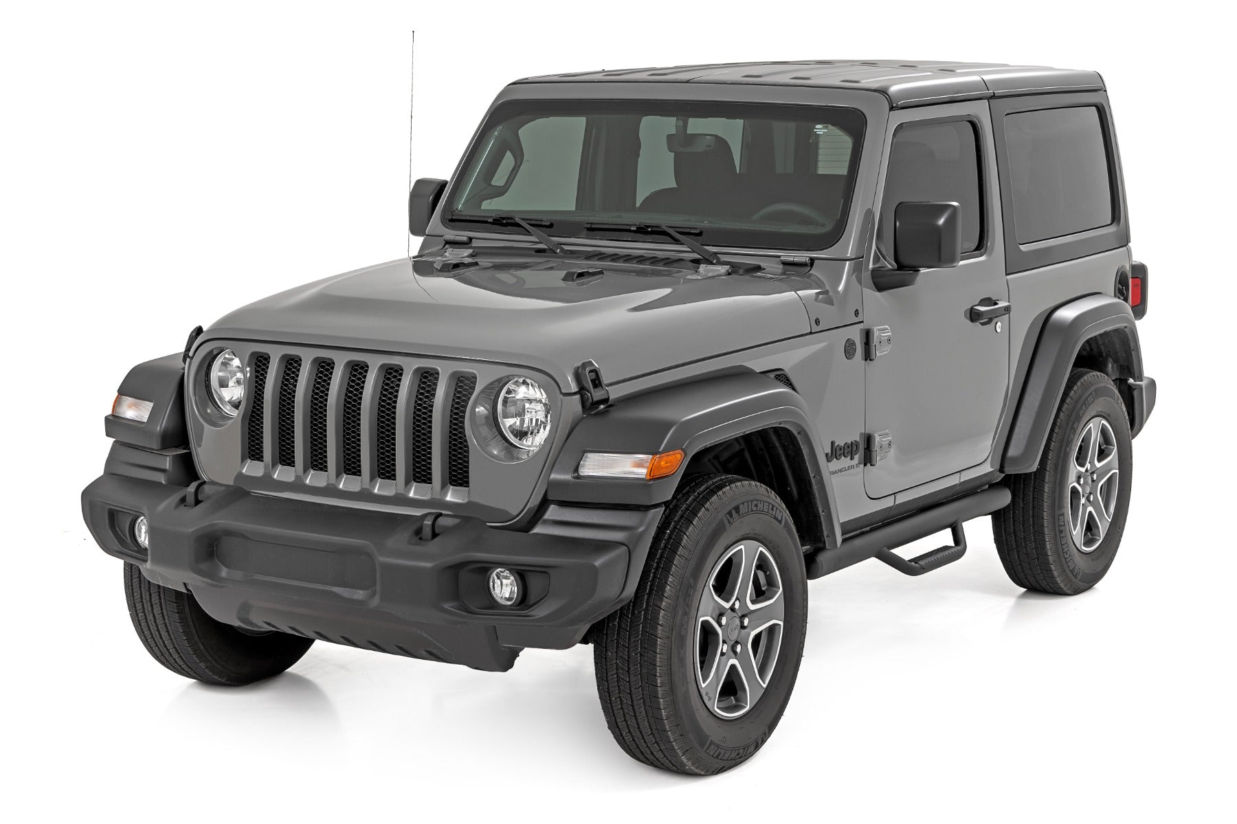 Nerf Steps Full Length 2 Door Jeep Wrangler JL 4WD (2018-2026) Rough Country-3