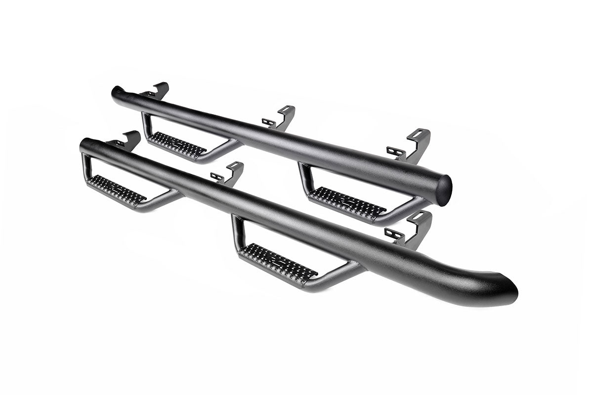 Rough Country Nerf Steps Wheel to Wheel 4 Door Jeep Wrangler JL 4WD (18-23) Rough Country