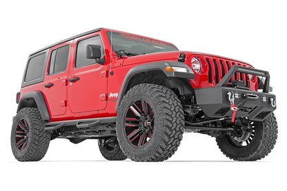 Nerf Steps Wheel to Wheel 4 Door Jeep Wrangler JL 4WD (18-23) Rough Country-2