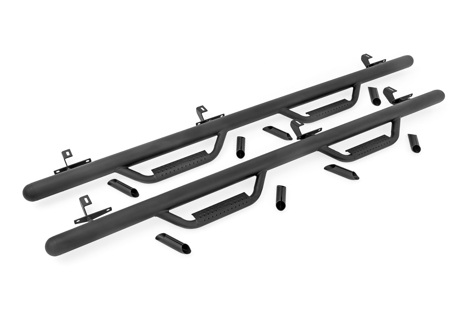 Nerf Steps Cab Length Crew Cab Jeep Gladiator JT 4WD (2020-2025) Rough Country-2