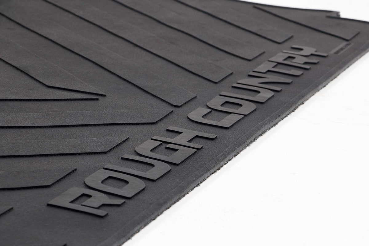 Dodge Bed Mat w/RC Logos 03-18 RAM PU 5 Foot5 Inch Bed Megacab Rough Country-3