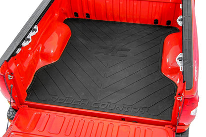 Bed Mat 6 Foot 7 Inch Bed RC Logo Chevy/GMC Sierra 1500 (19-26)/Silverado 1500 (19-26) Rough Country