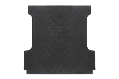 GM Bed Mat w/RC Logos 19-21 Silverado/Sierra 1500 8ft Bed Rough Country-3