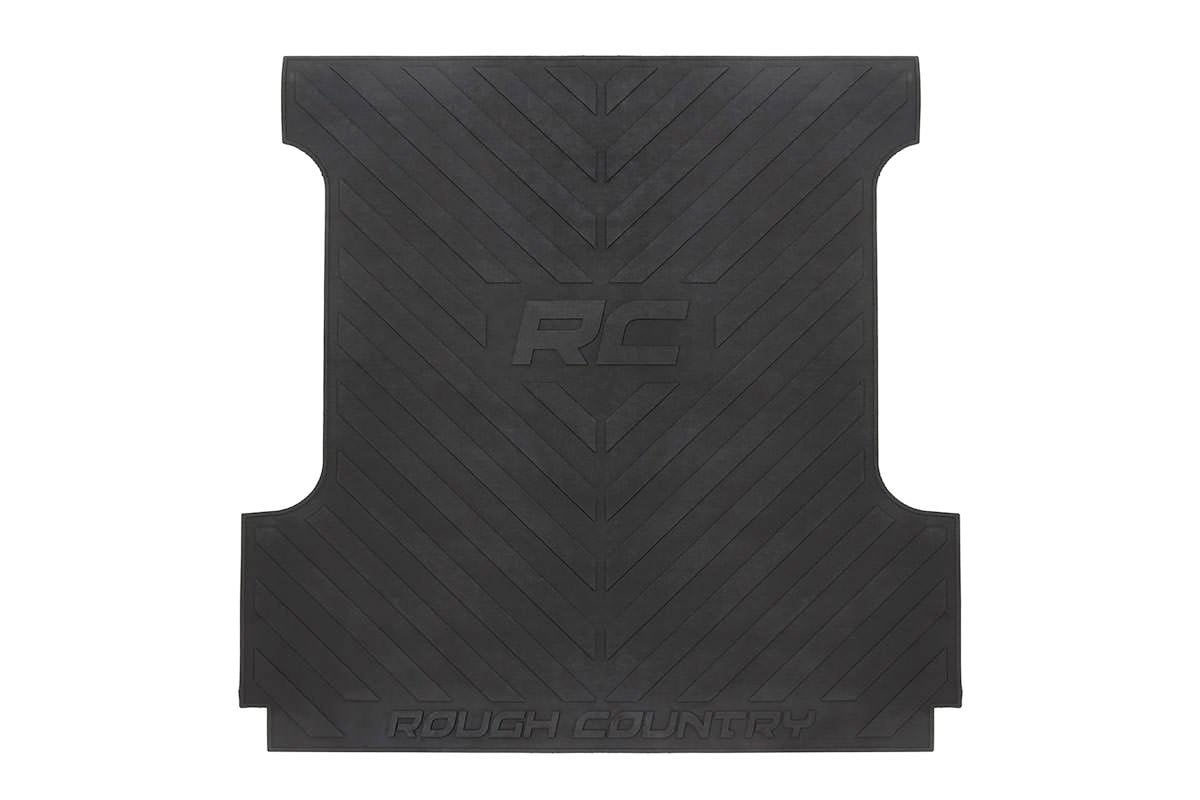 Bed Mat 8 Foot Bed RC Logo Chevy/GMC Sierra 1500 (19-26)/Silverado 1500 (19-26) Rough Country-3