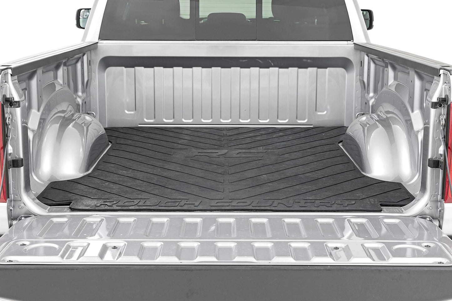 Bed Mat 6 Foot 4 Inch Bed RC Logo Ram 1500 (19-26)/1500 TRX (21-24) Rough Country-2