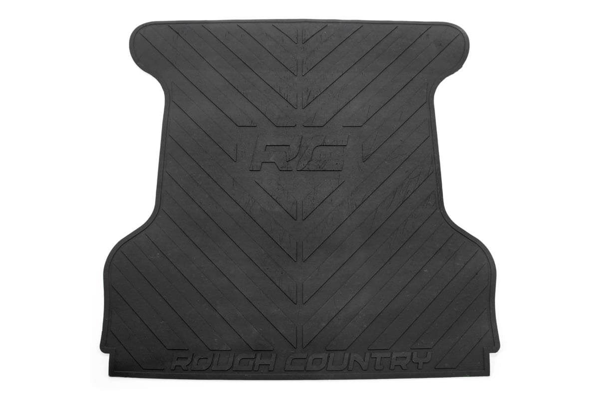 Bed Mat 5 Foot 7 Inch Bed RC Logo Toyota Tundra 2WD/4WD (2007-2021) Rough Country-3
