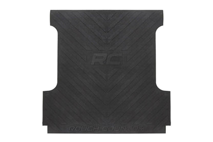 GM Bed Mat w/RC Logos 19-Up Silverado/Sierra 1500 5ft 8in Bed Rough Country-3
