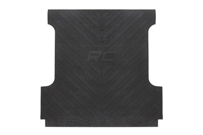 Bed Mat 5 Foot 10 Inch Bed RC Logo Chevy/GMC Sierra 1500 (19-26)/Silverado 1500 (19-26) Rough Country-3