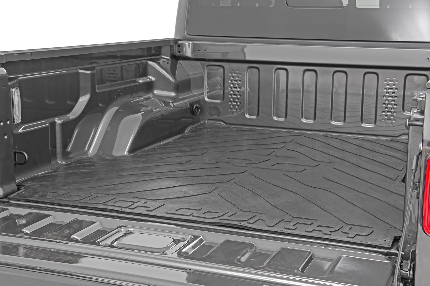 Bed Mat 5 Foot Bed RC Logo Jeep Gladiator JT 4WD (2020-2025) Rough Country-1