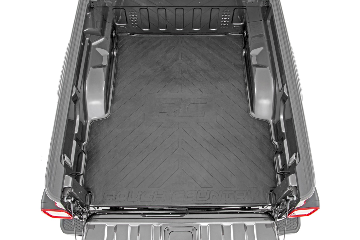 Bed Mat 5 Foot Bed RC Logo Jeep Gladiator JT 4WD (2020-2025) Rough Country-2