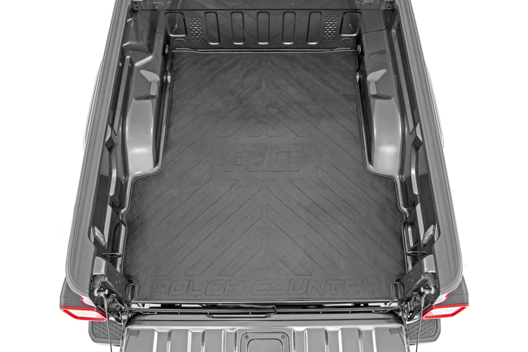 Bed Mat 5 Foot Bed RC Logo Jeep Gladiator JT 4WD (2020-2025) Rough Country-2