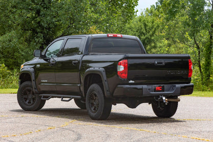 Nerf Steps Cab Length CrewMax 5 Foot 7 Inch Bed Toyota Tundra 2WD/4WD (07-21) Rough Country-4