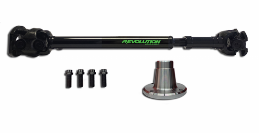 Jeep Wrangler JK Front 1350 CV Driveshaft 2 or 4 Door Flange Style Revolution Gear and Axle