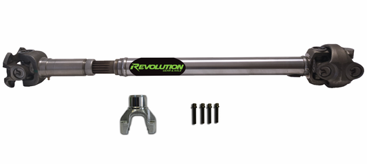 Jeep Wrangler JL Front 1350 CV Driveshaft Rubicon Flange Style Revolution Gear and Axle