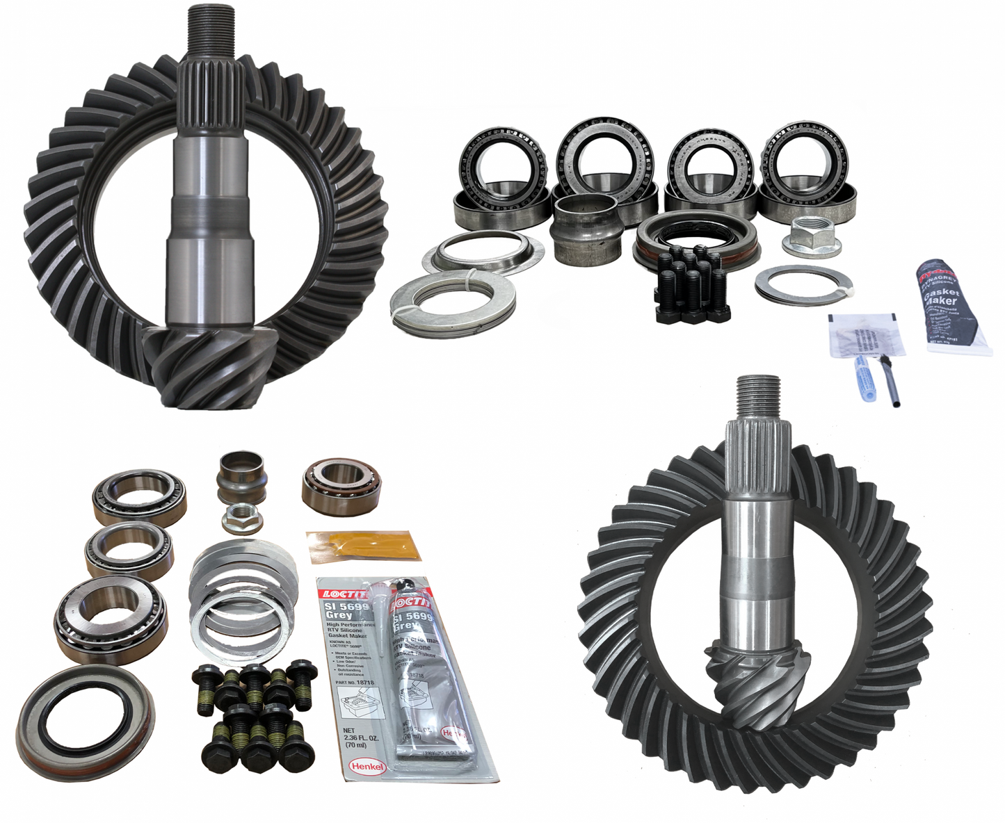 Jeep Wrangler JL Non-Rubicon Dana 44 Rear 4.56-5.38 Ratio Package Revolution Gear and Axle