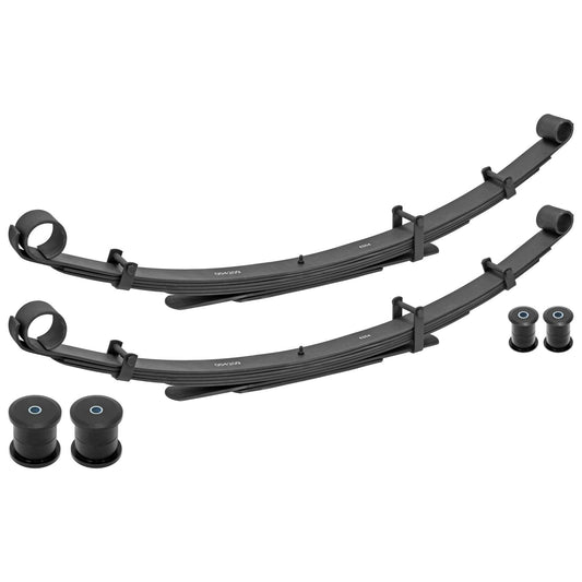XJ Cherokee Rear Leaf Spring Set w/ Urethane Bushings RockJock 4x4
