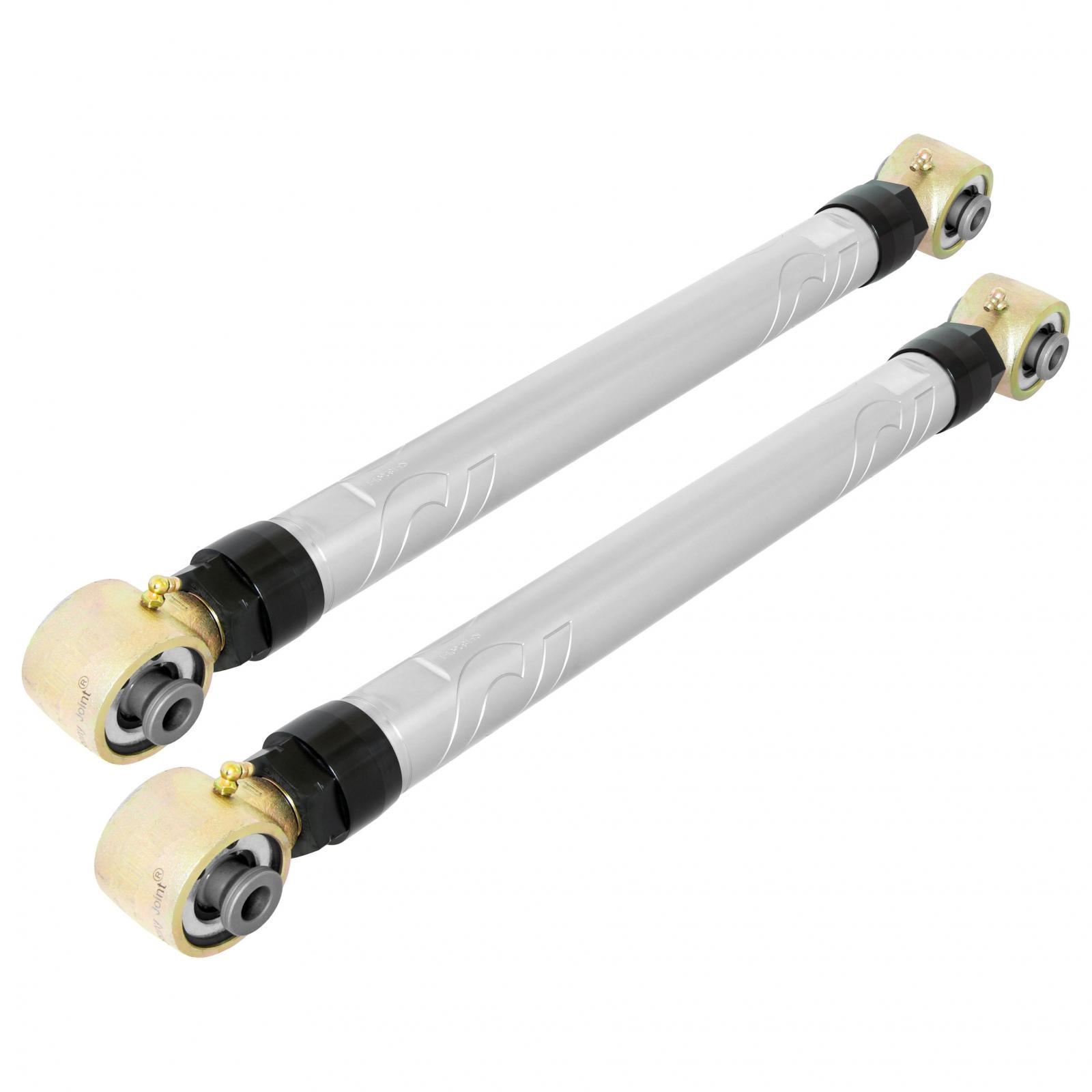 RockNut 21-Up Bronco Billet Aluminum Johnny Joint Rear Lower Control Arm Set Double Adjustable RockJock 4x4