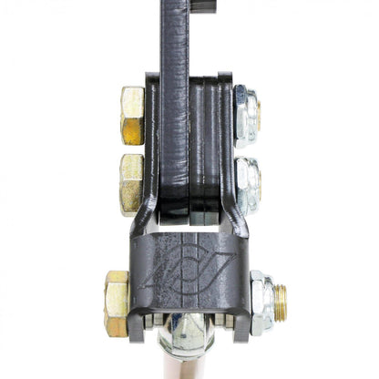 Antirock Double Shear End Link Bracket Kit Extends Arm Length 1.5 Inch Allows up to 1.25 Inch Link Offset Hardware Included Pair RockJock 4x4-1