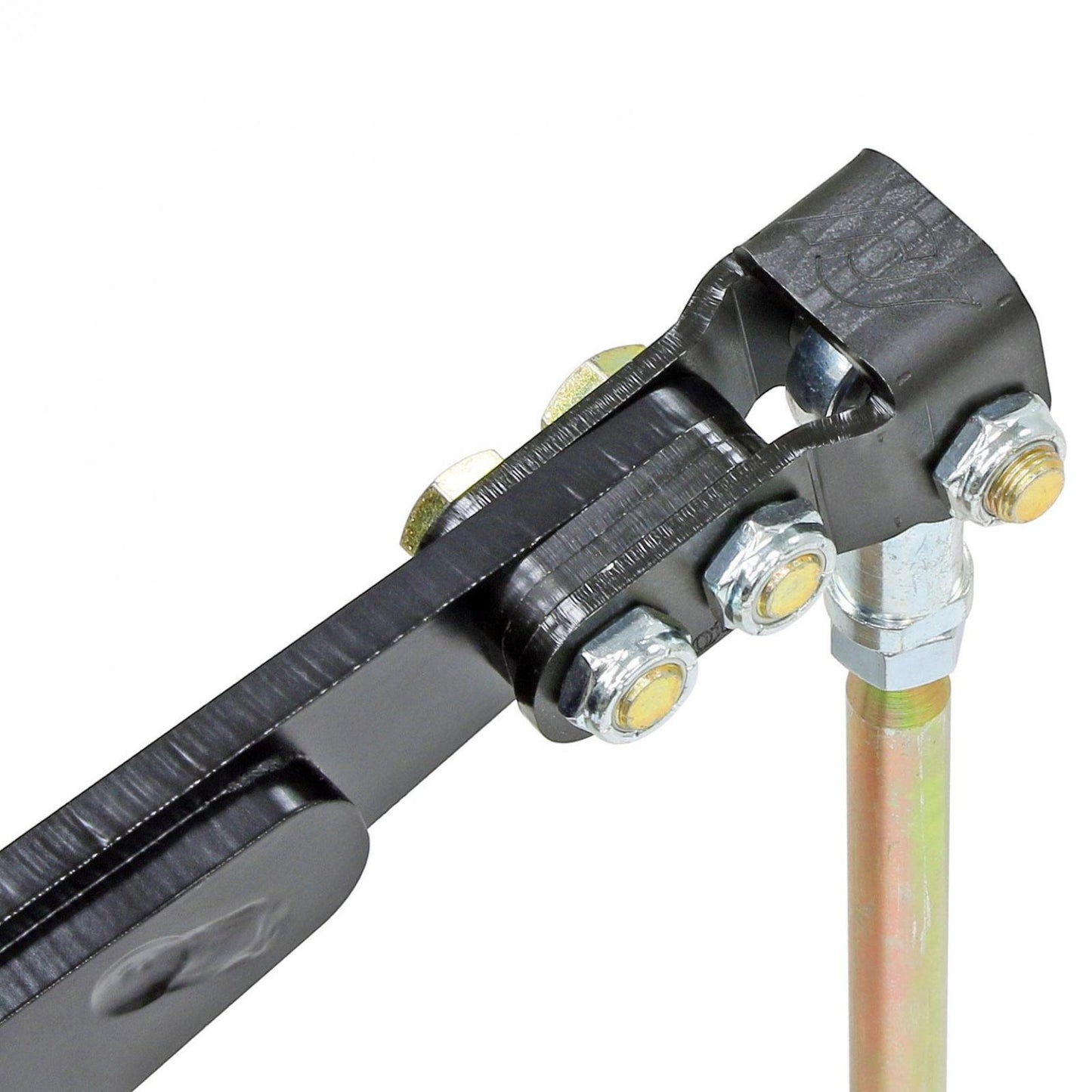 Antirock Double Shear End Link Bracket Kit Extends Arm Length 1.5 Inch Allows up to 1.25 Inch Link Offset Hardware Included Pair RockJock 4x4-2